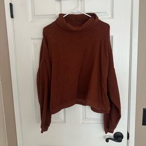 Lululemon terracotta turtleneck top